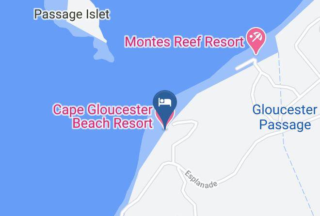 Whitsunday - Cape Gloucester Beach Resort Maps