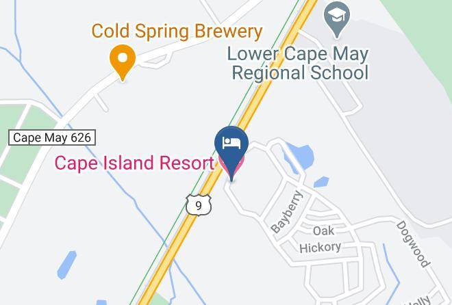 Cape May - Cape Island Resort Maps