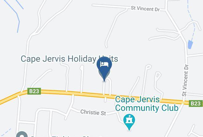 Cape Jervis Holiday Units Map