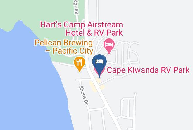 Tillamook - Cape Kiwanda Rv Park Maps