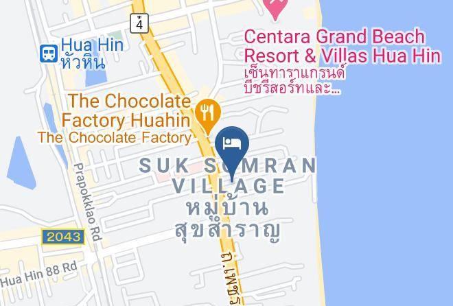 Amphoe Hua Hin - Cape Nidhra Hotel Maps