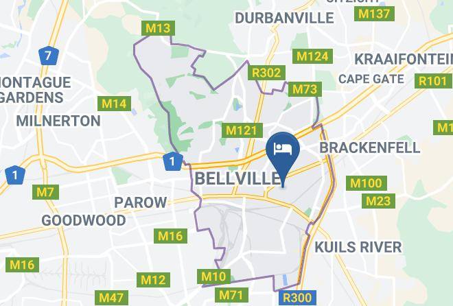 City Of Cape Town - Cape Town Bnb Maps