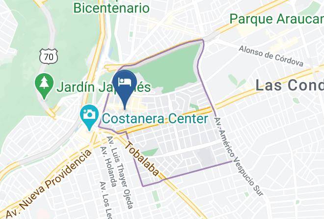 Santiago - Capelli Travel Maps