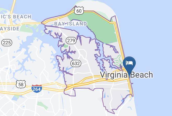 Virginia Beach City - Capes Hotel Maps