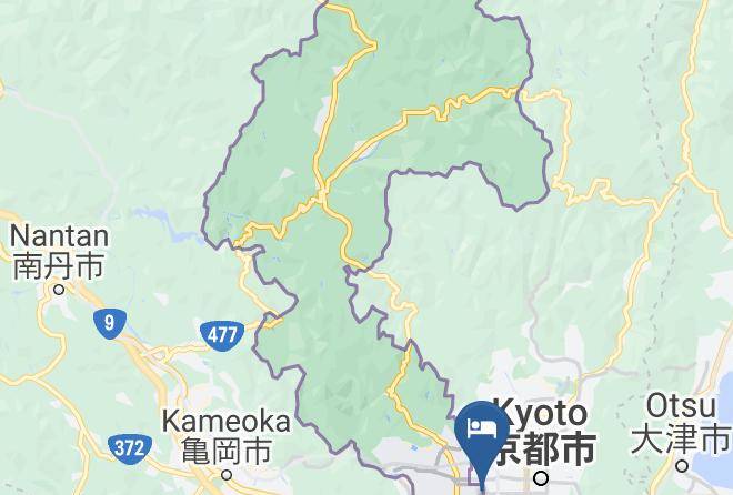 Kyoto City Ukyo Ward - Rhino Hotel Kyoto Maps