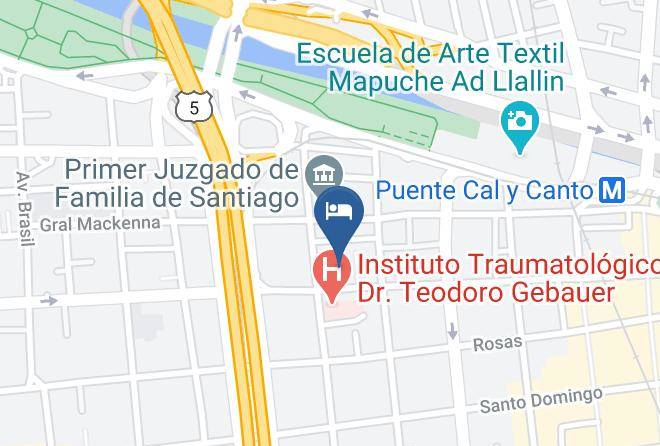 Santiago - Capital Hotel San Pablo Maps