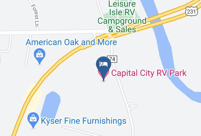 Montgomery - Capital City Rv Park Maps