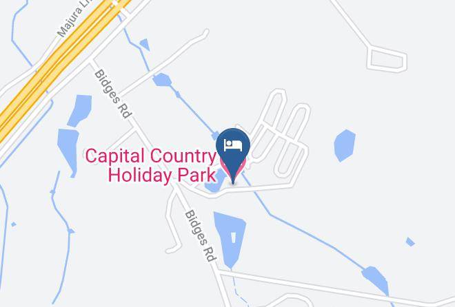 Queanbeyan Palerang Regional - Capital Country Holiday Park Maps