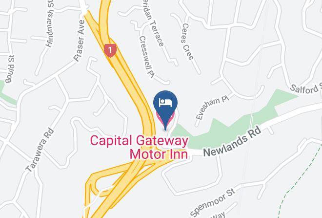 Wellington - Capital Gateway Motor Inn Maps