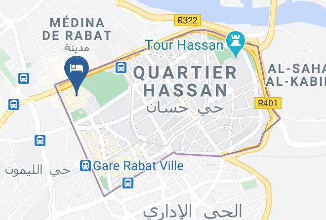 Rabat - Hotel Capitol Maps