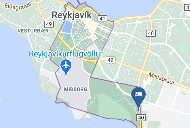 Reykjavik - Capital Inn Maps