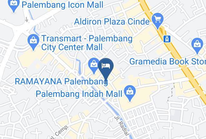 Palembang - Capital O 166 Hotel Princess Maps