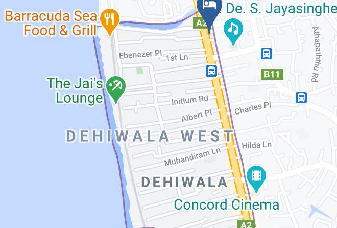 Colombo - Capital O 358 Viveka Hotel Maps