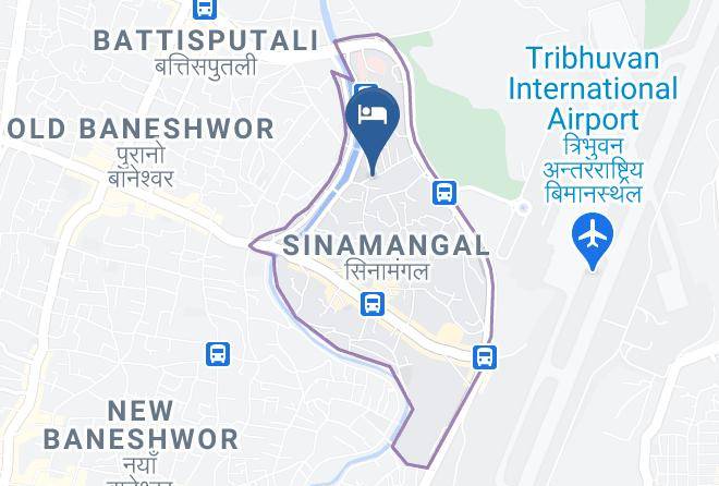 Kathmandu - Hotel Rudra View Pvt Ltd Maps