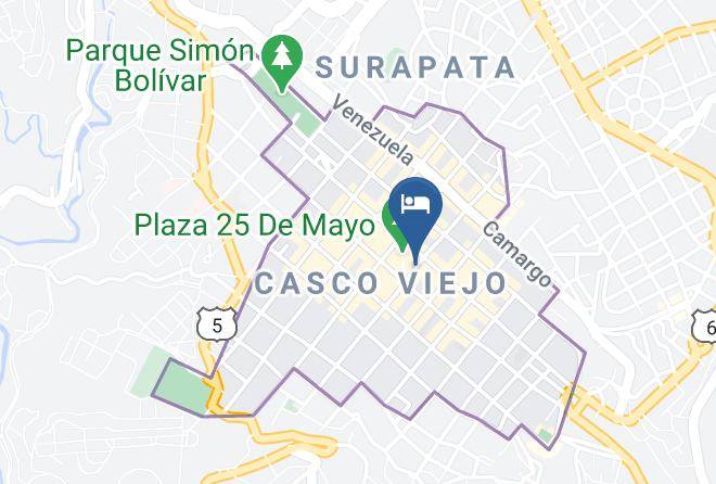 Oropeza - Capital Plaza Hotel Maps