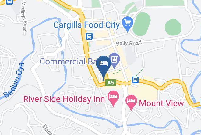 Badulla - Capitalcity Hotel Maps
