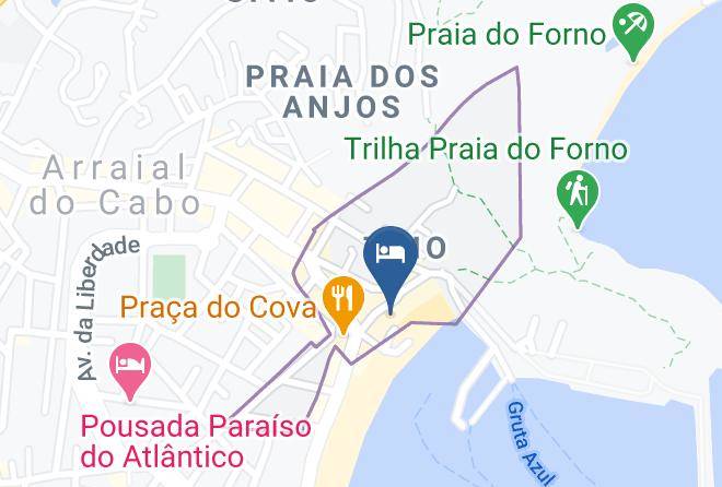 Arraial Do Cabo - Capitao N'areia Pousada Maps