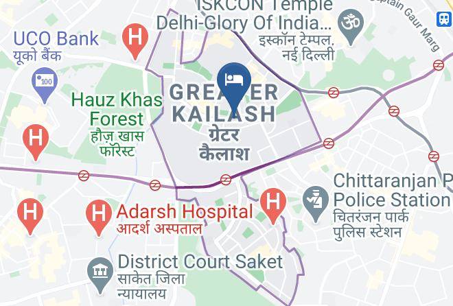 New Delhi - Capitol Hills Hotels & Resort Maps