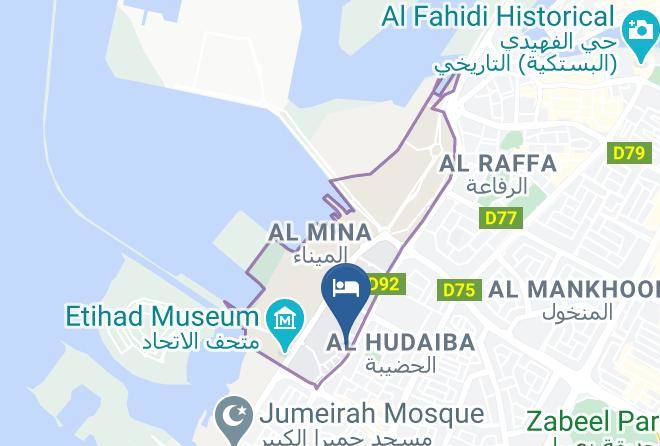 Dubai - Capitol Hotel Maps