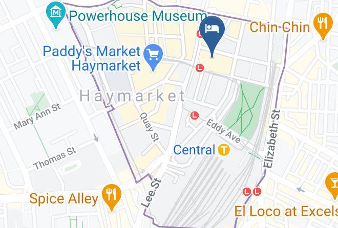 Sydney - Capitol Square Hotel Maps