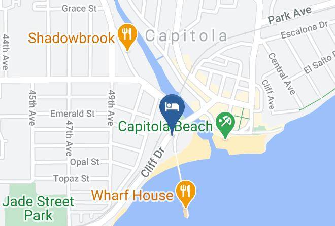 Santa Cruz - Capitola Beach Suites Maps