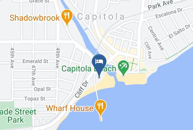 Santa Cruz - Capitola Venetian Hotel Maps