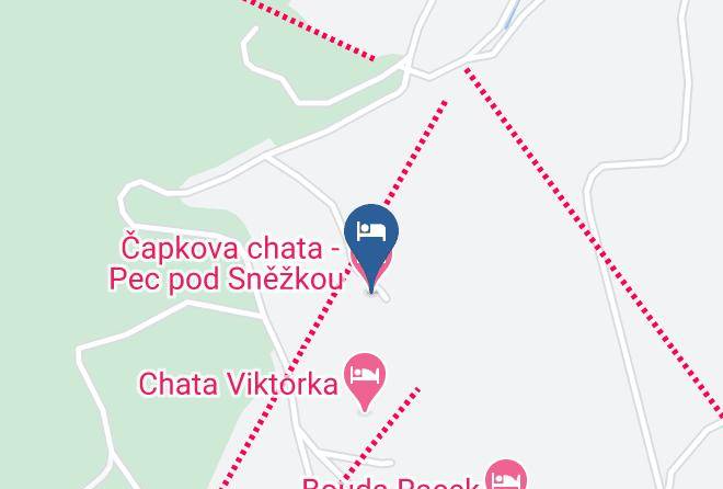 Trutnov - Capkova Cabin Pec Pod Snezkou Maps