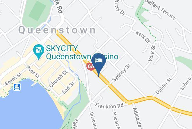 Queenstown Lakes - Caples Court Motel Maps
