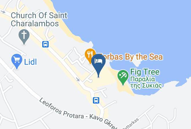Cyprus - Capo Bay Hotel Maps