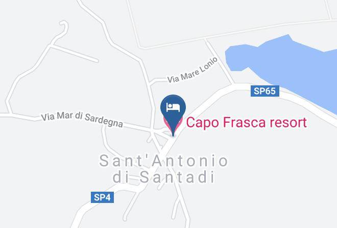 Province Of South Sardinia - Capo Frasca Resort Maps