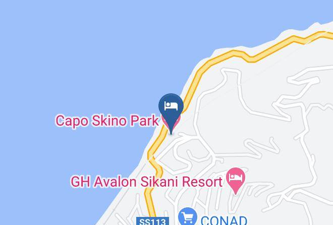 Messina - Capo Skino Park Hotel Maps