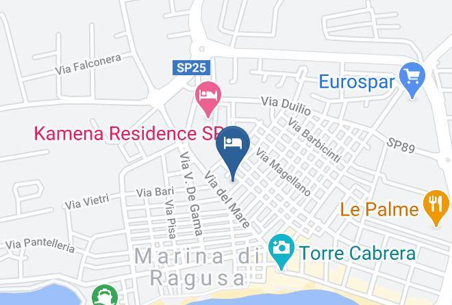 Ragusa - Caposud Residenceragusa Com Case Vacanze Marina Di Ragusa Sicilia Maps
