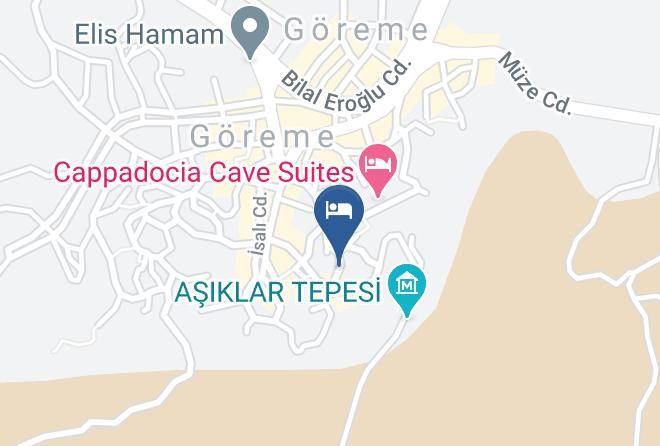 Cappadocia Cave Land Hotel Map