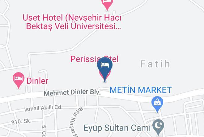 Urgup - Perissia Otel Maps