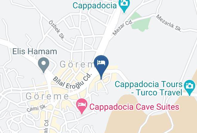 Goreme - Hotel Cappadocia Stone Palace Maps