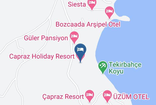 Bozcaada - Capraz Holiday Resort Maps