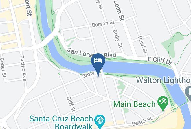 Santa Cruz - Capri Motel Santa Cruz Maps