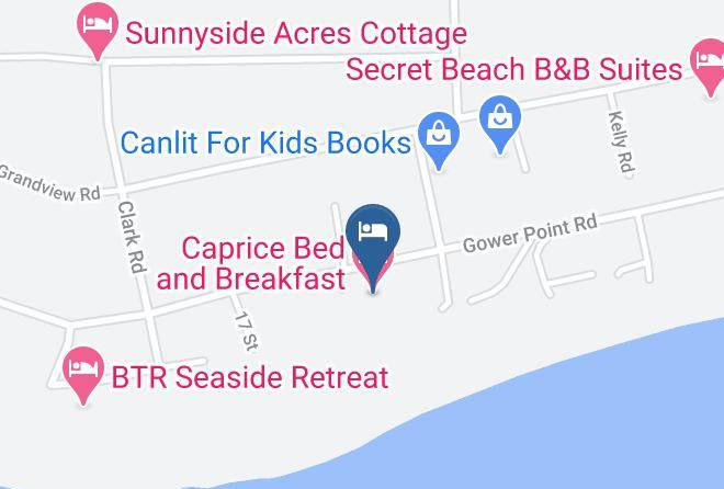Sunshine Coast - Caprice Bed And Breakfast Maps