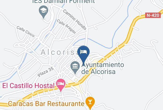 Capricho Alcorisa Map