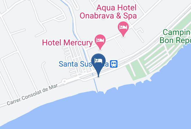Barcelona - Caprici Beach Hotel & Spa Maps