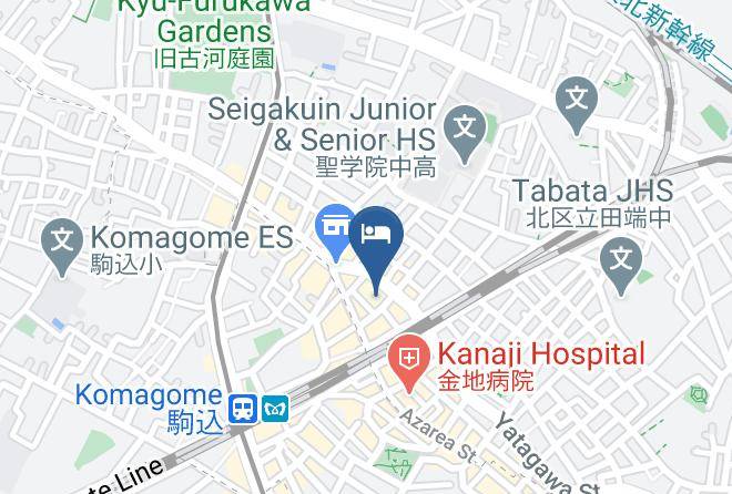 Kita Ward - Capsule And Sauna Rosco Maps