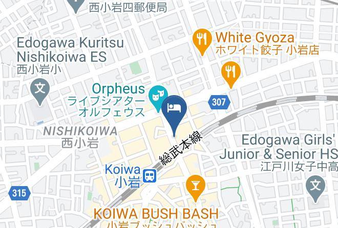 Edogawa Ward - Capsule Hotel Fk Maps