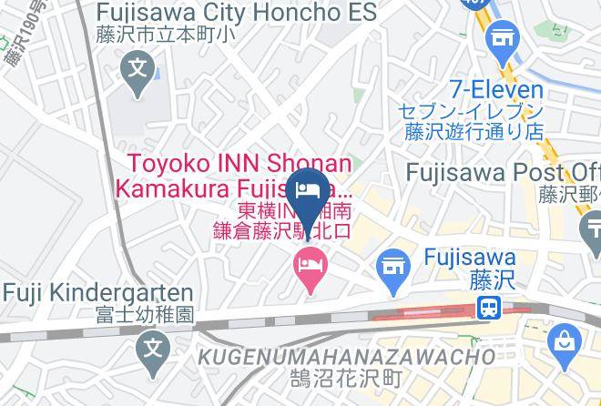 Fujisawa City - Capsule Hotel Shonan Maps