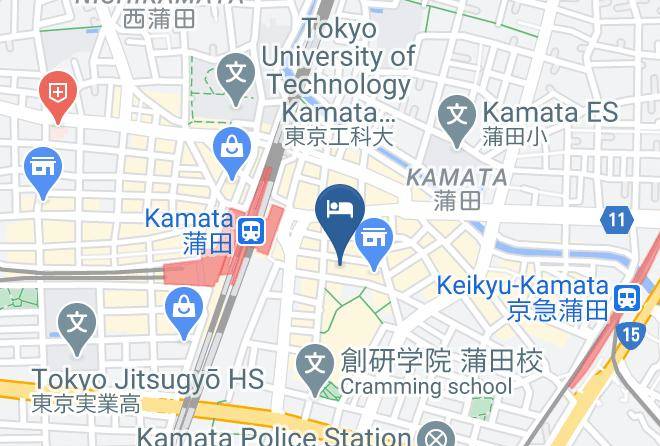 Ota Ward - Capsule Inn Kamata Maps