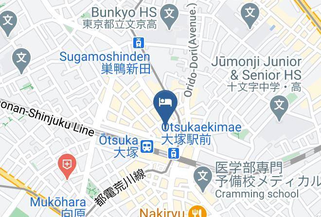 Capsule Inn Otsuka Map