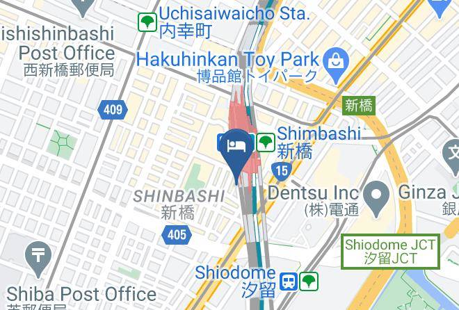 Minato Ward - Capsule Inn Shimbashi Maps
