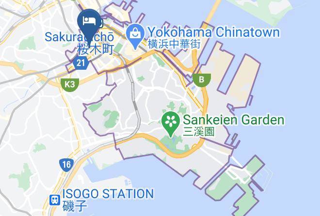 Yokohama City Naka Ward - Capsule Net Gran Customer Isezaki Machiten Maps