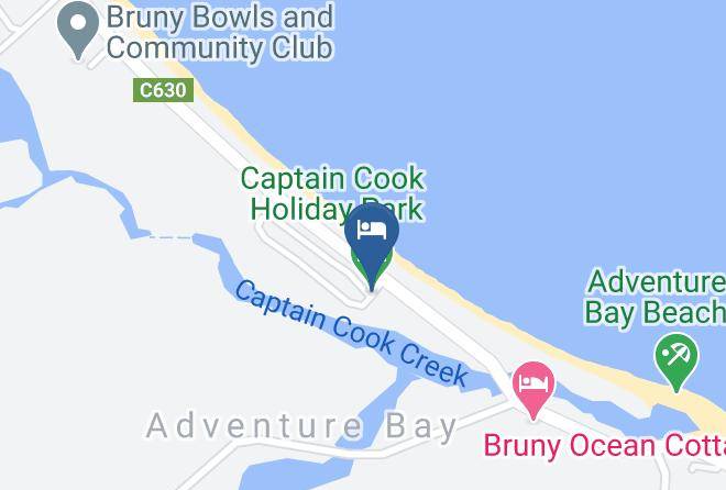 Kingborough - Captain Cook Holiday Park Maps