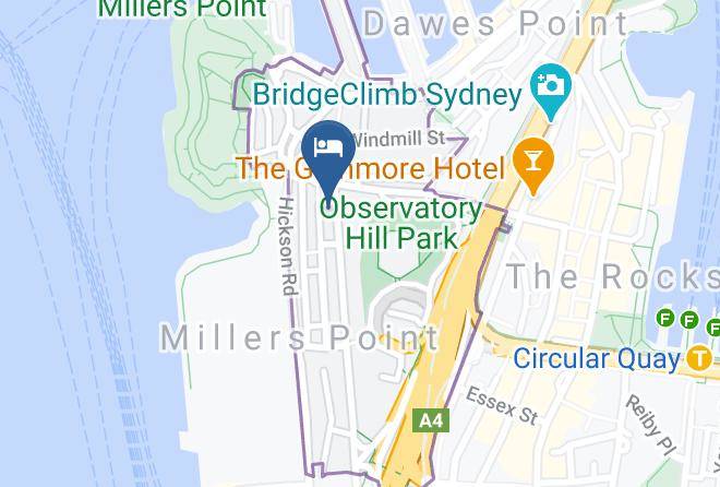 Captain Cook Hotel Map