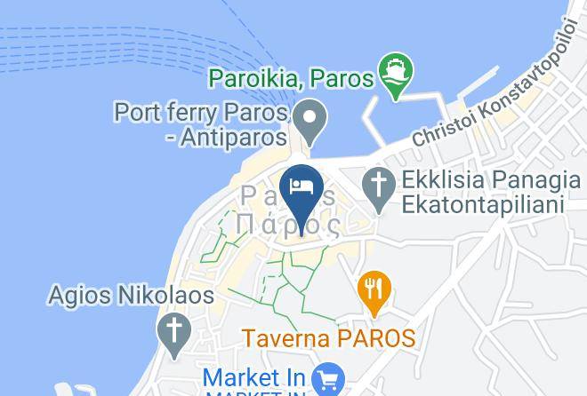 Paros - Captain Manolis Hotel Maps